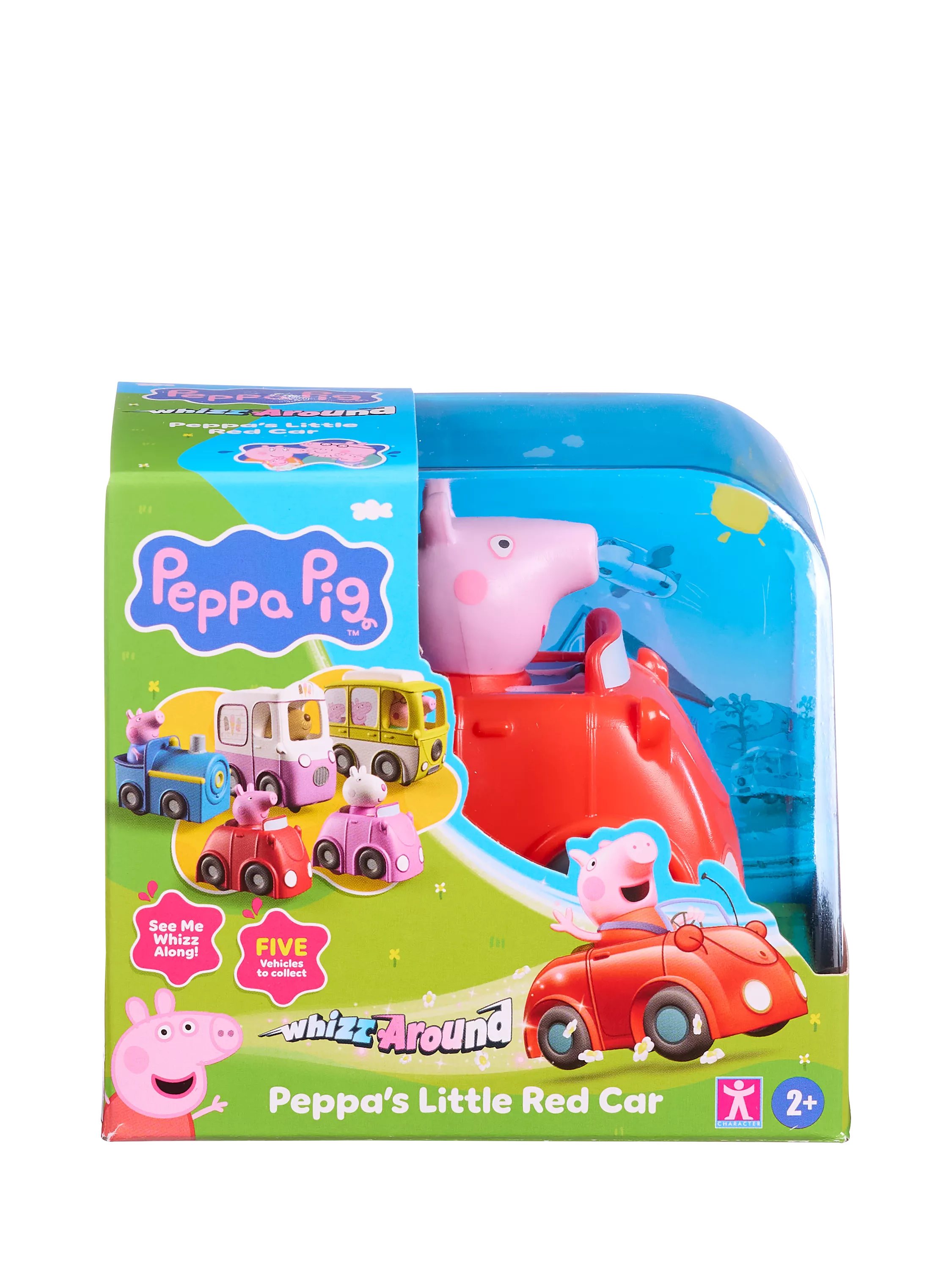 Peppa Pig Whizz Red Car motorised toy (British brand)