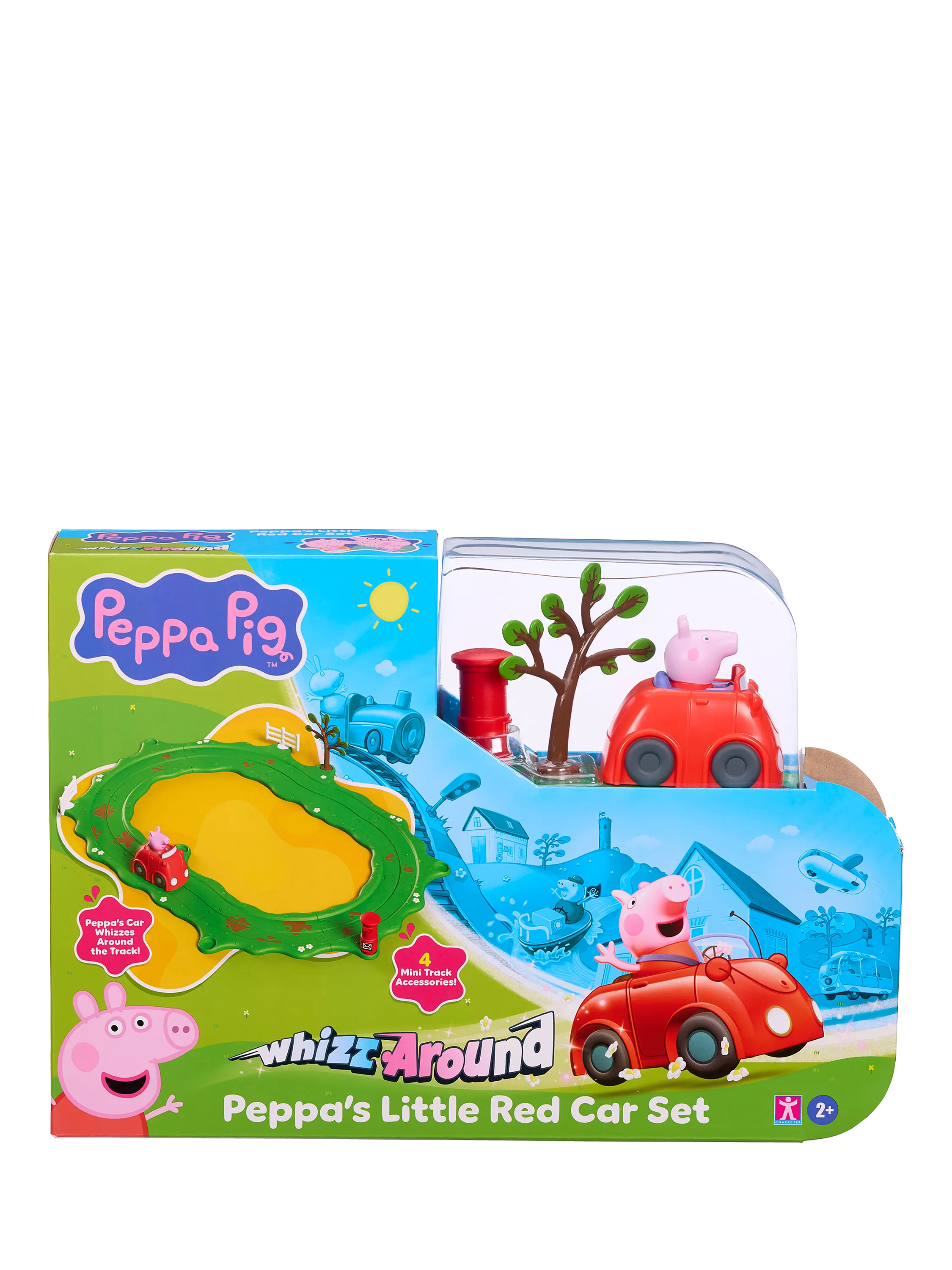 Peppa Pig Whizz Red Car Set toy, imported from the UK