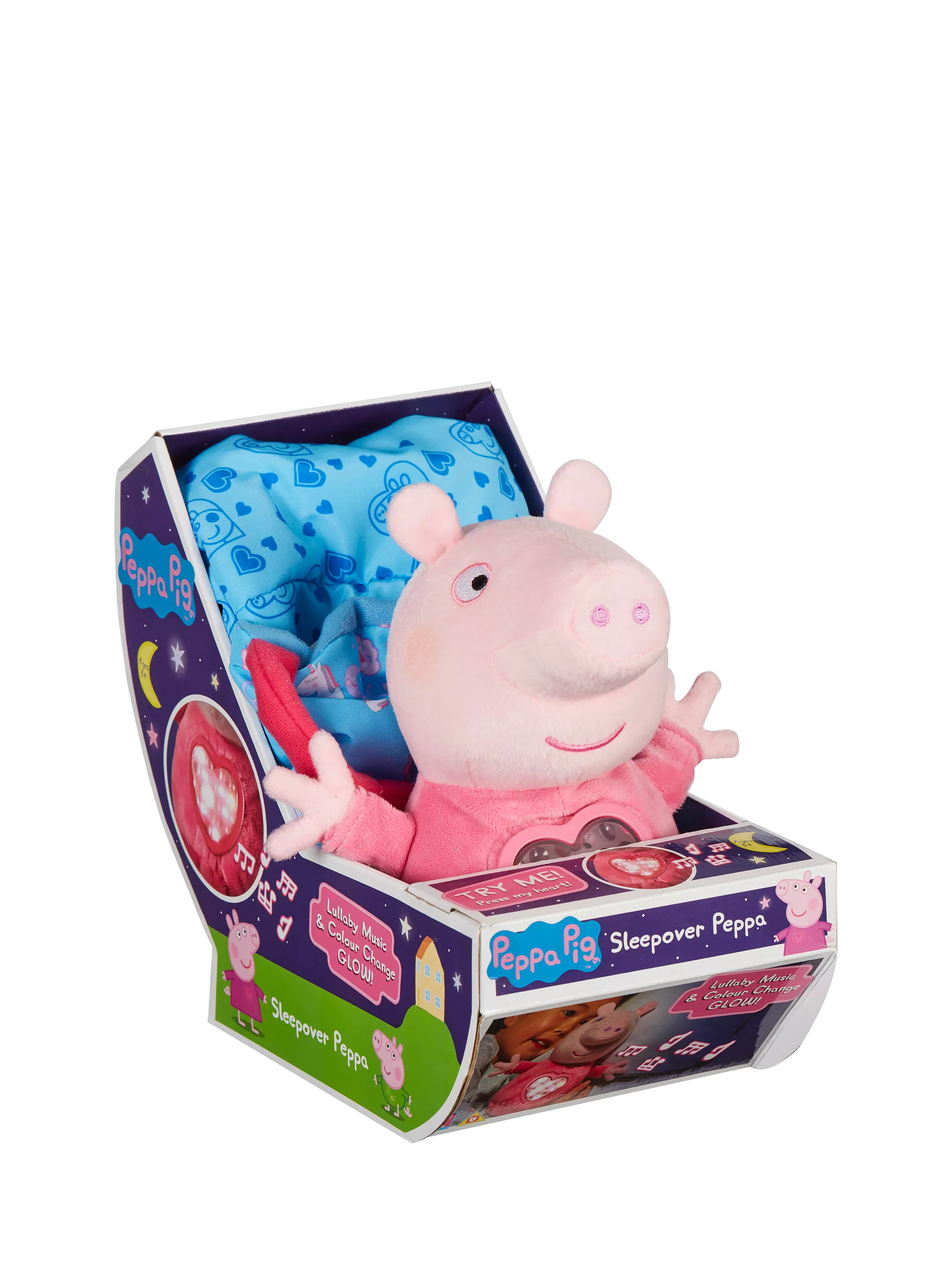 Peppa Pig Sleepover Peppa plush toy, UK version