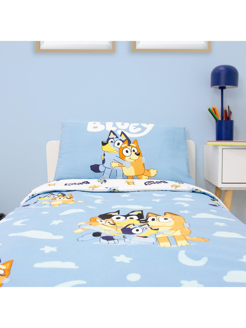 Bluey reversible duvet cover set with pillowcase, UK version