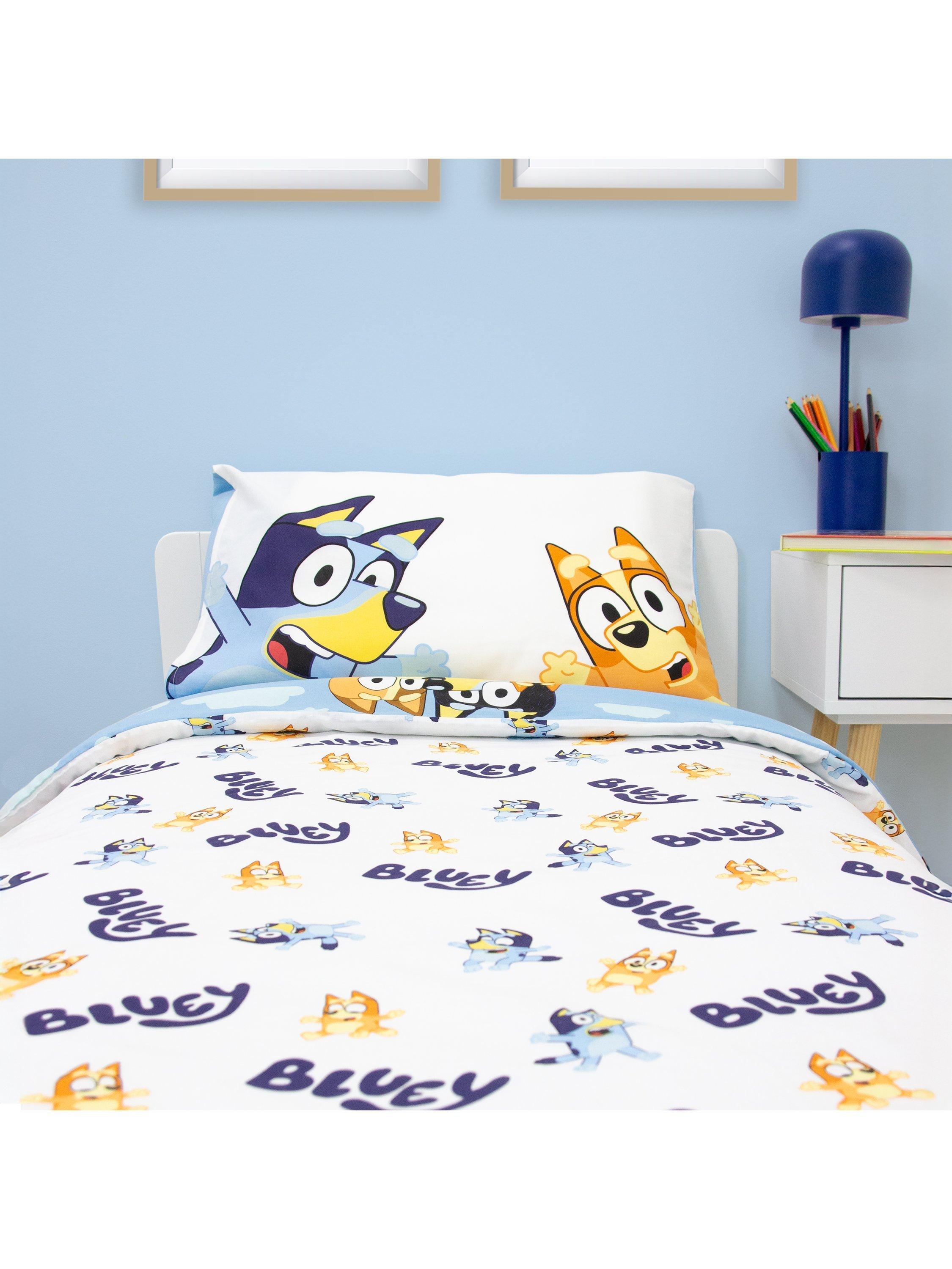 Bluey reversible duvet cover set with pillowcase, UK version