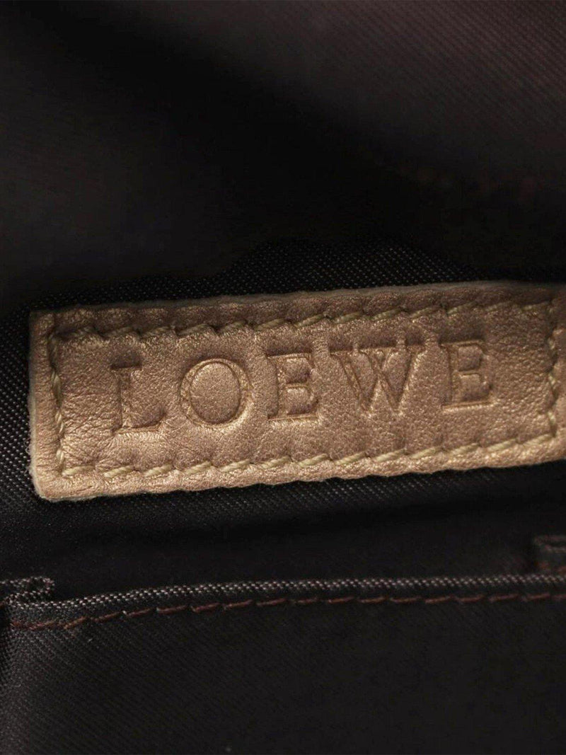 LOEWE pre-loved gold Nappa Aire leather handbag, UK version