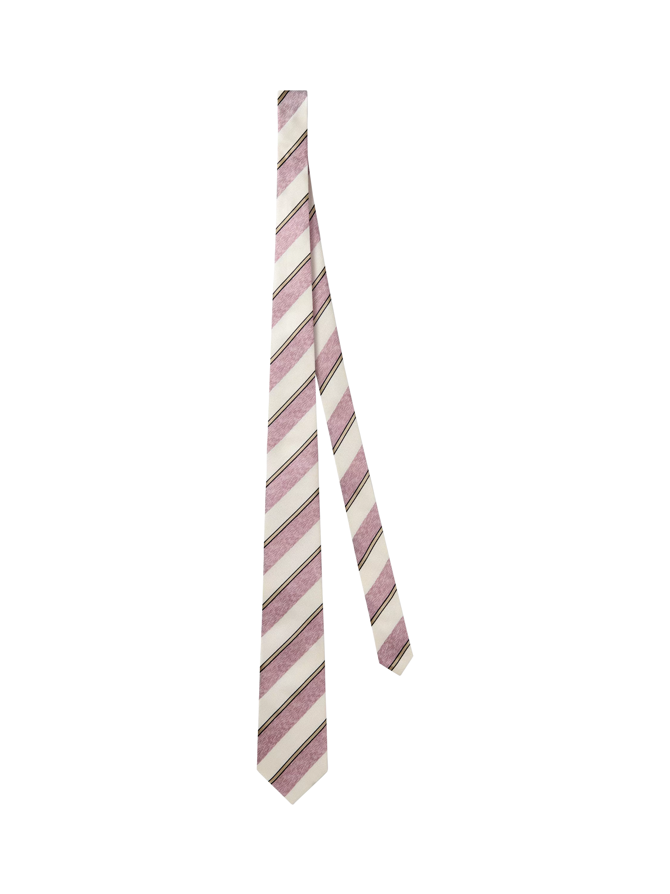 Richard James London Striped Woven Silk Tie