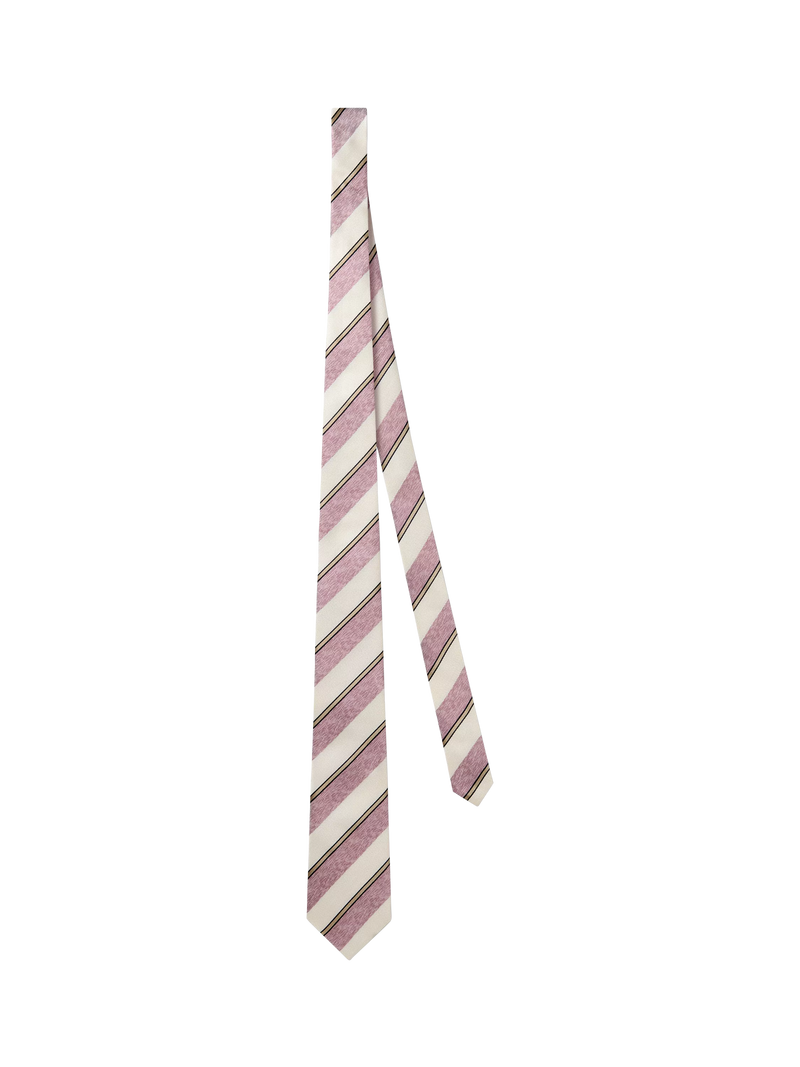 Richard James London Striped Woven Silk Tie