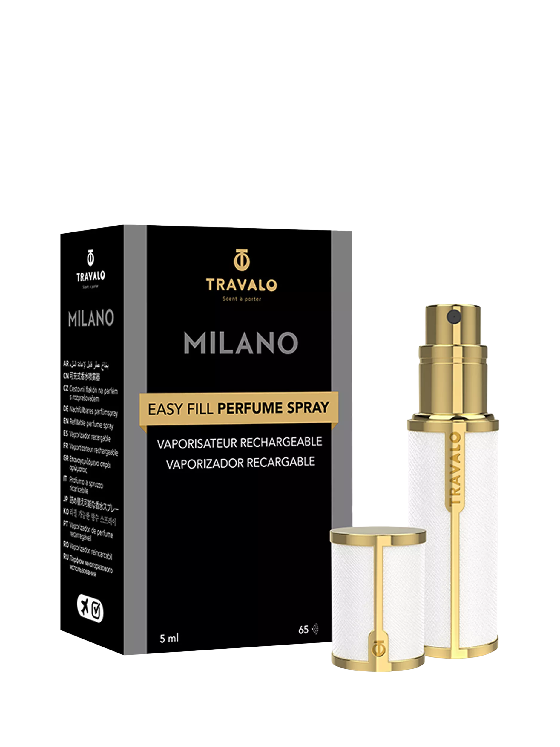 Travalo Milano perfume atomiser 5ml (British brand)