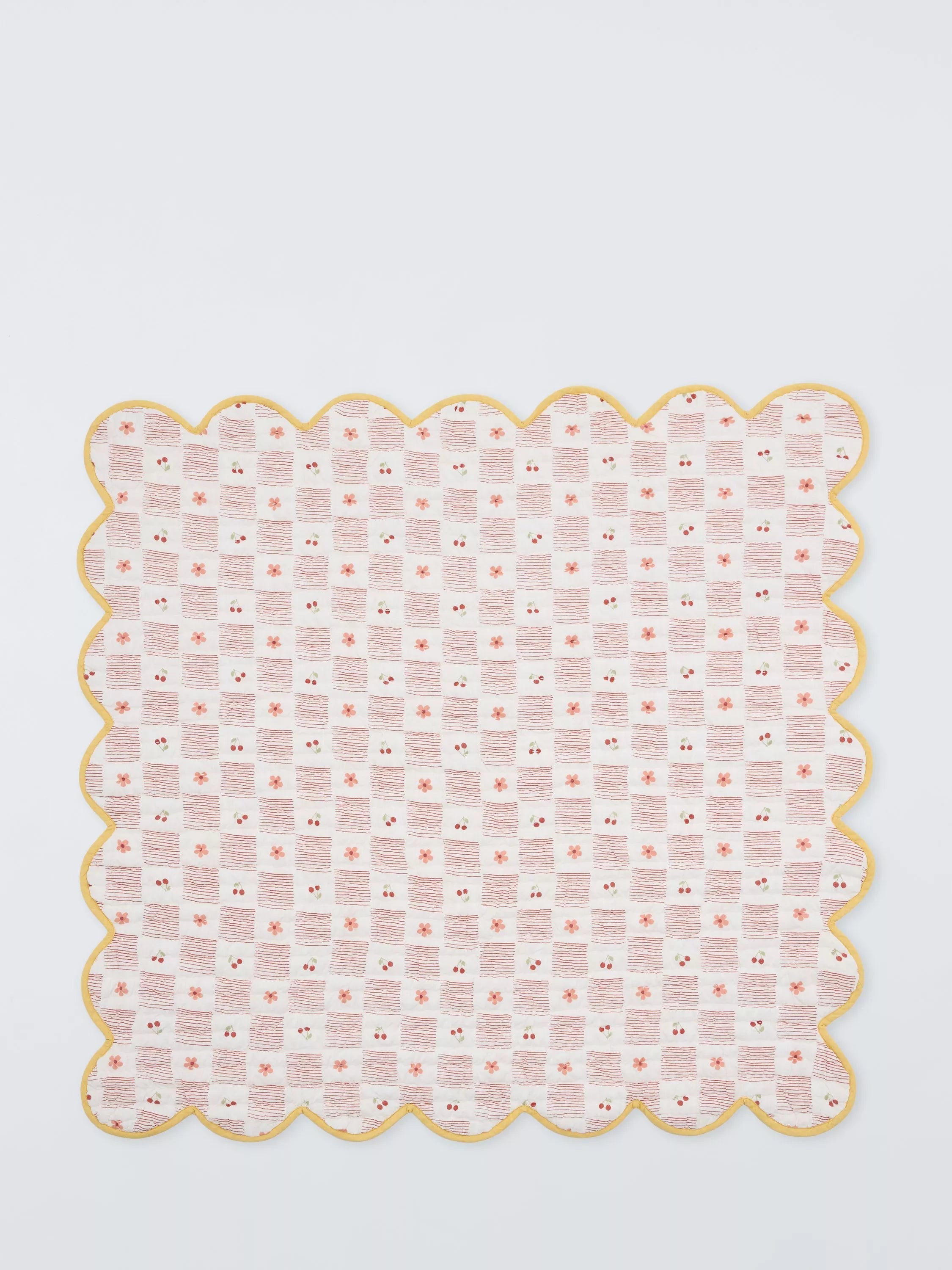 John Lewis quilted bedspread single multi, imported from the UK