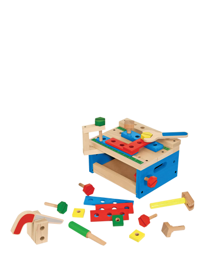 John Lewis Melissa & Doug Kids' Hammer Saw & Wooden Bench Building Set- Buy online at McGrocer
