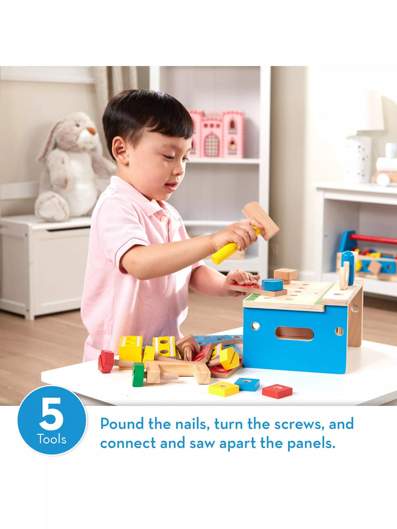 Melissa & Doug kids' hammer saw building set - British product
