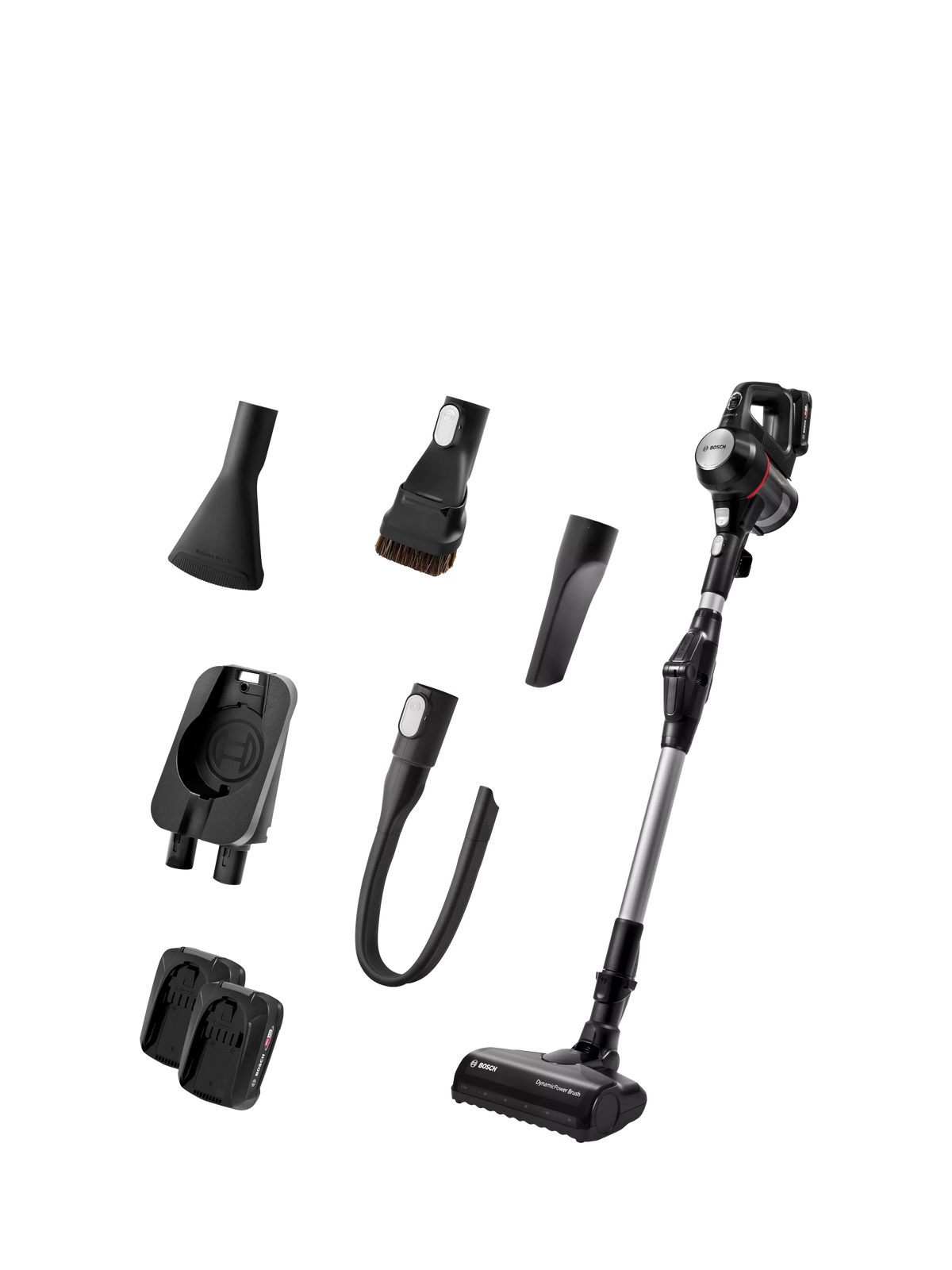 Bosch Unlimited 7 cordless vacuum cleaner in black, imported from the UK