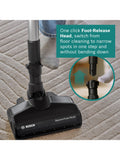 Bosch Unlimited 7 cordless vacuum cleaner in black, imported from the UK