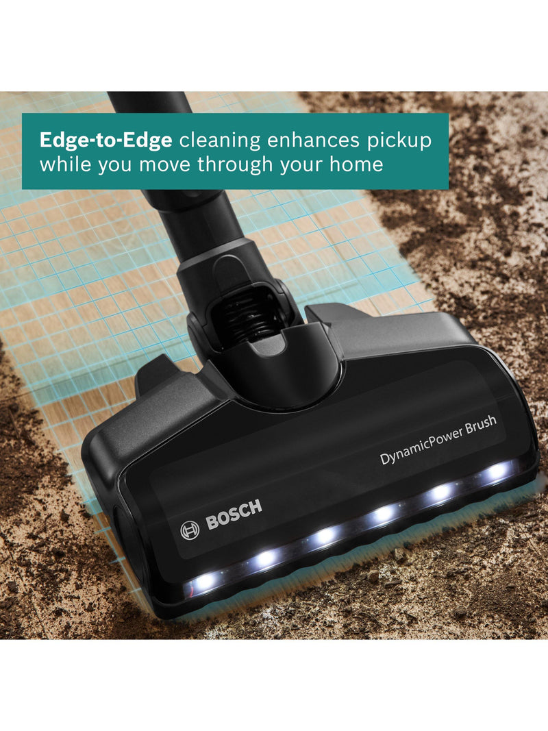 Bosch Unlimited 7 cordless vacuum cleaner in black, imported from the UK