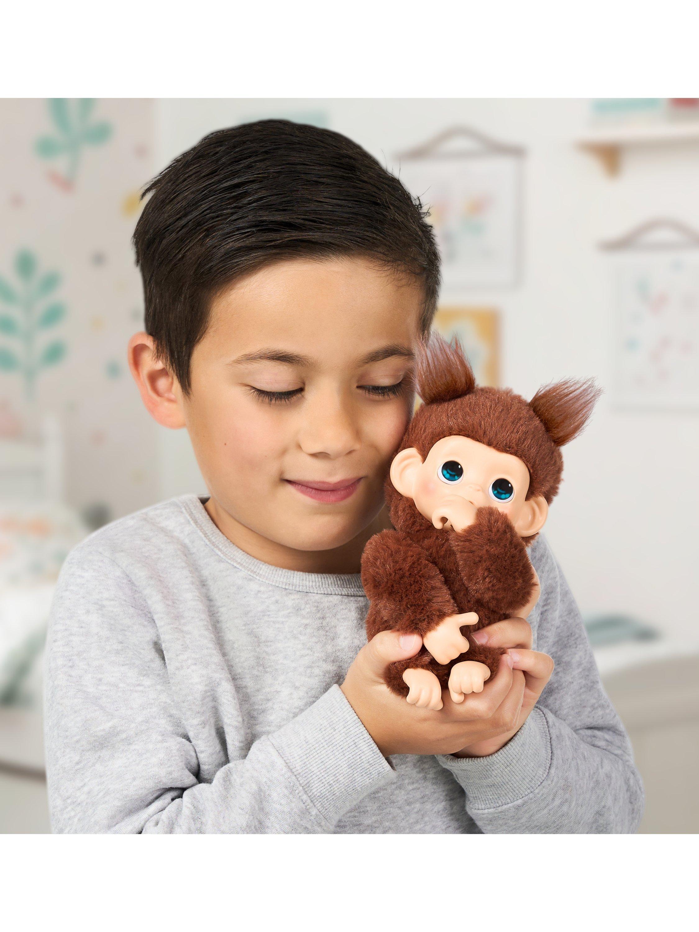 Little Live Pets interactive monkey soft toy Chikki Cherry - British product