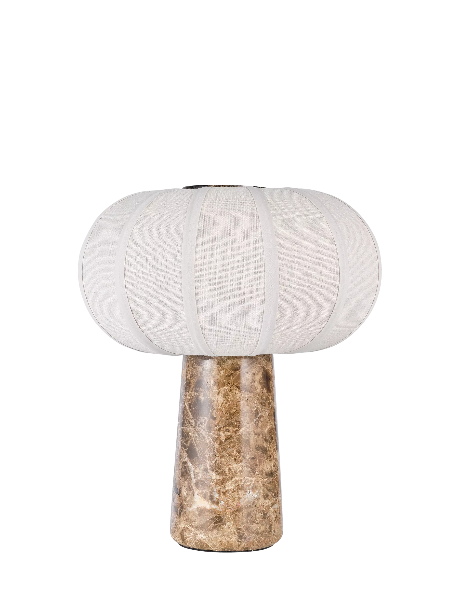 John Lewis pumpkin shade marble base table lamp 35cm, UK version
