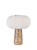 John Lewis pumpkin shade marble base table lamp 35cm, UK version