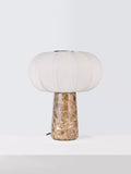 John Lewis pumpkin shade marble base table lamp 35cm, UK version