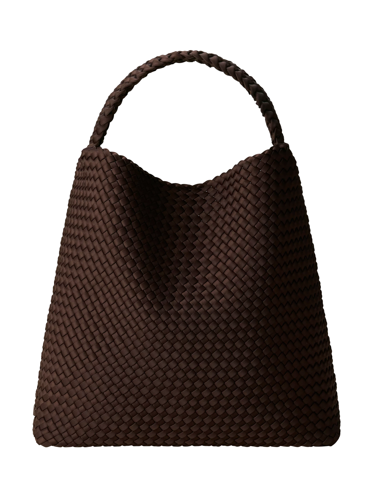 NAGHEDI Nomad Large Hobo Bag in chocolate, UK version