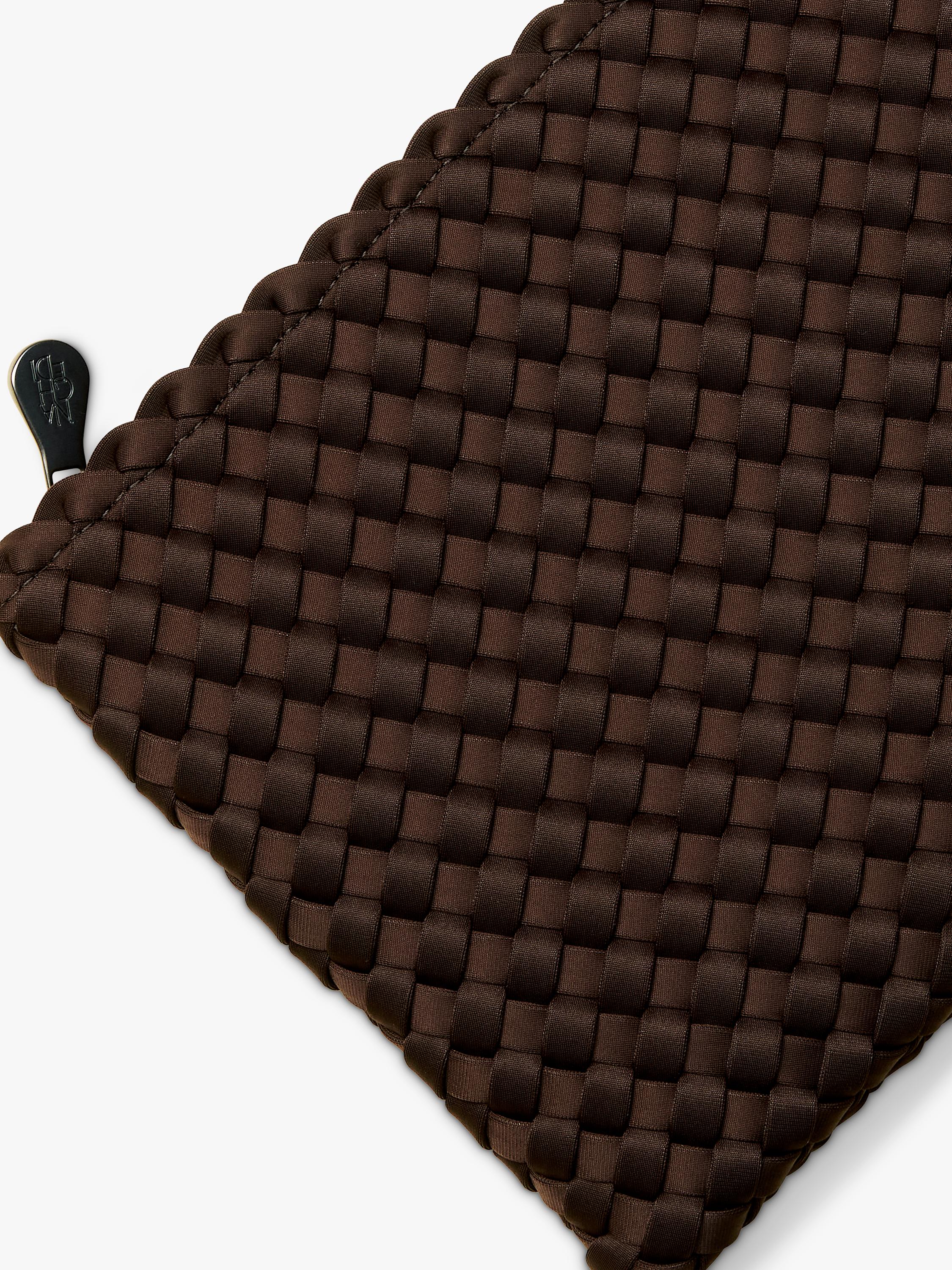 NAGHEDI St. Barths chocolate medium tote bag, imported from the UK