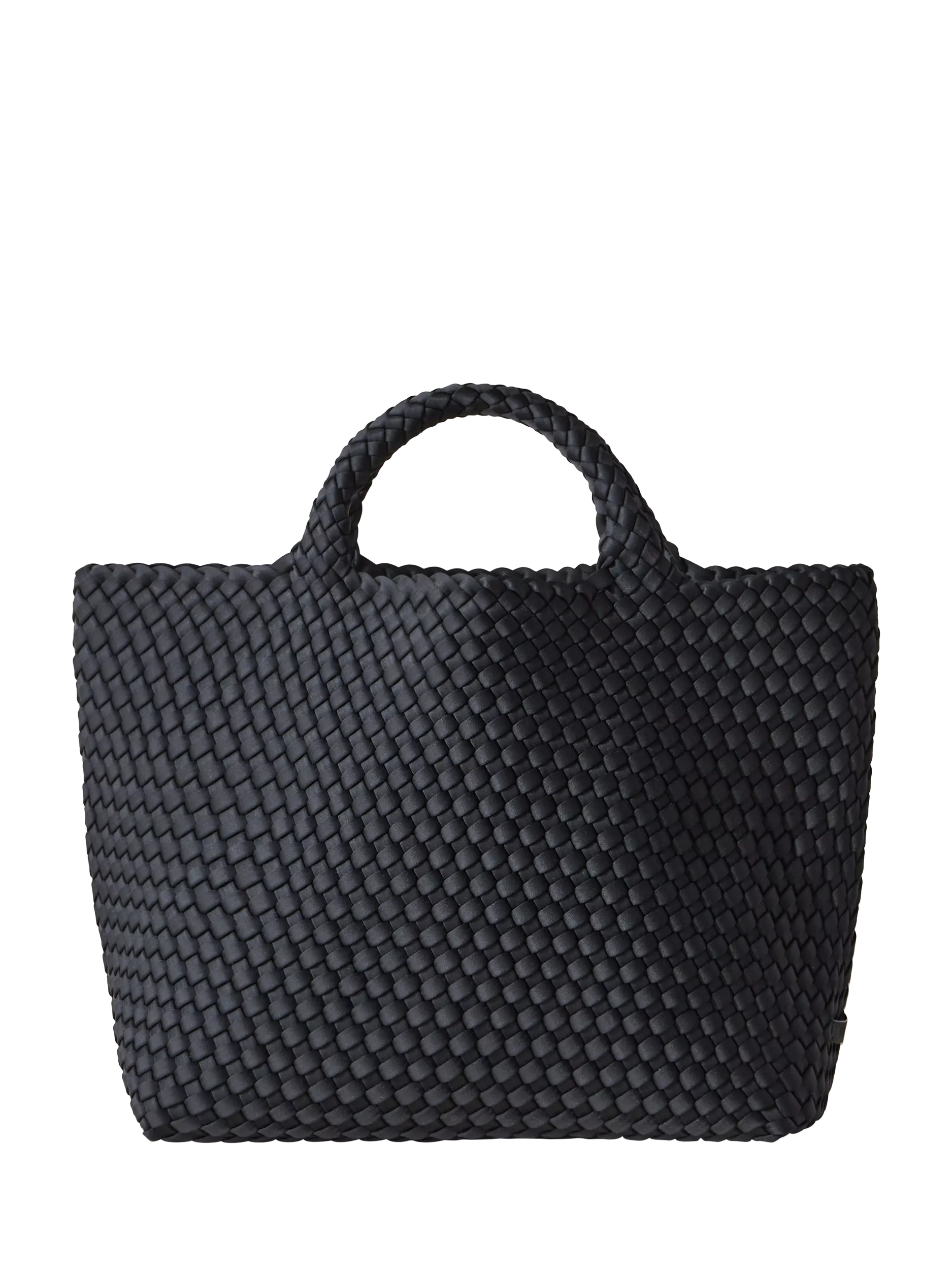 NAGHEDI St. Barths Medium Tote in Onyx, neoprene (British brand)