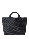 NAGHEDI St. Barths Medium Tote in Onyx, neoprene (British brand)