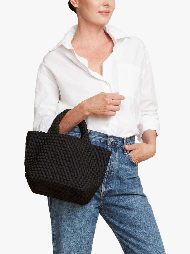 NAGHEDI Small St. Barths tote bag Onyx - British product