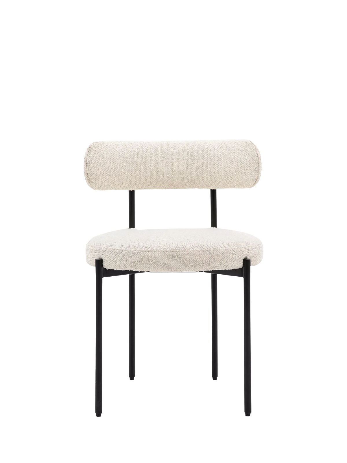 Gallery Direct Aveley dining chair set of two vanilla colour, UK version