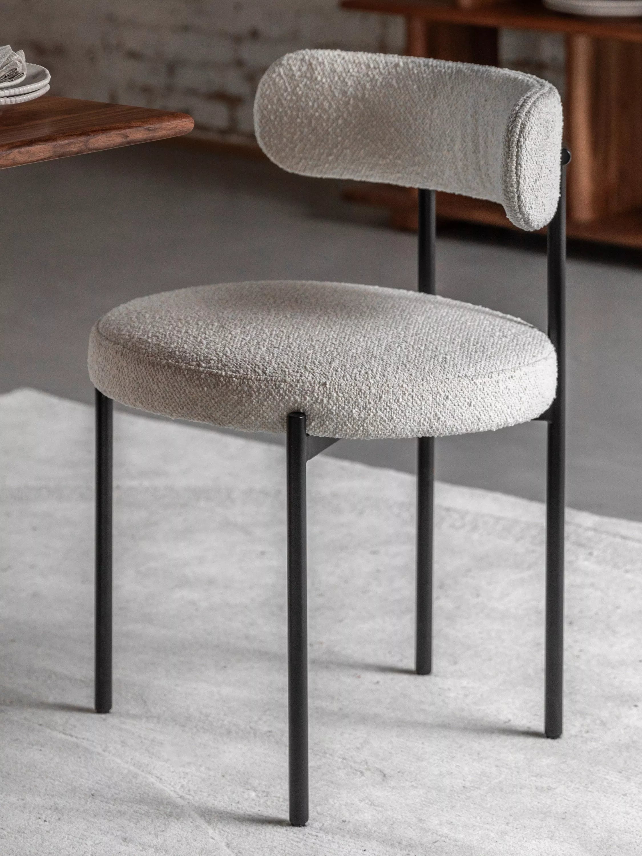 Gallery Direct Aveley dining chair set of two vanilla colour, UK version