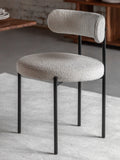 Gallery Direct Aveley dining chair set of two vanilla colour, UK version