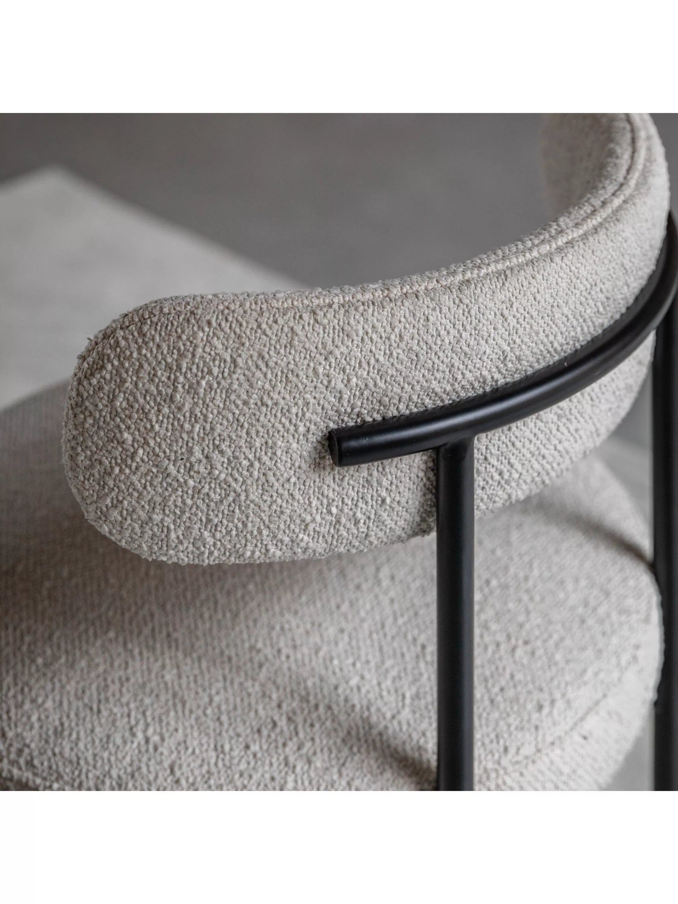 Gallery Direct Aveley dining chair set of two vanilla colour, UK version