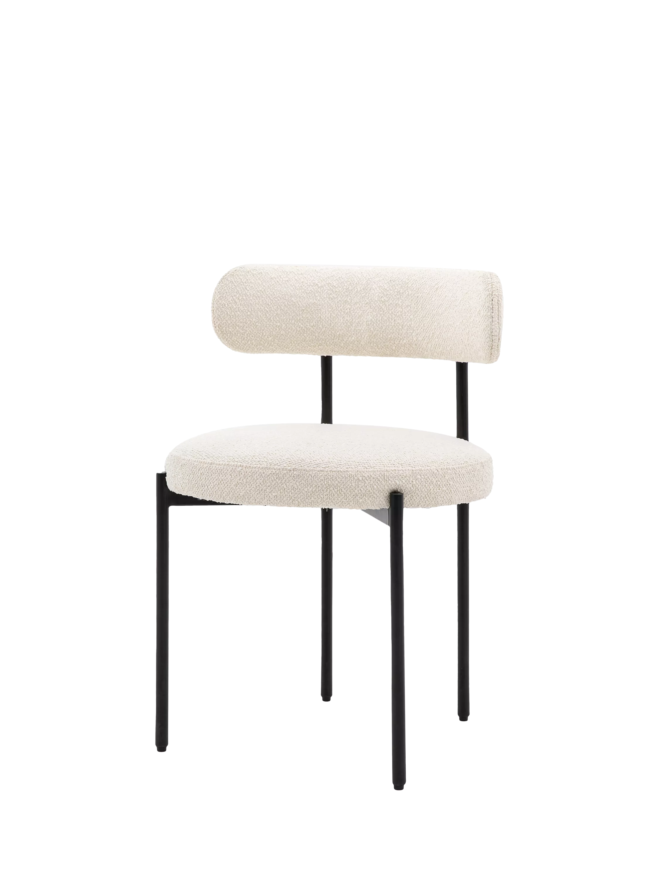 Gallery Direct Aveley dining chair set of two vanilla colour, UK version