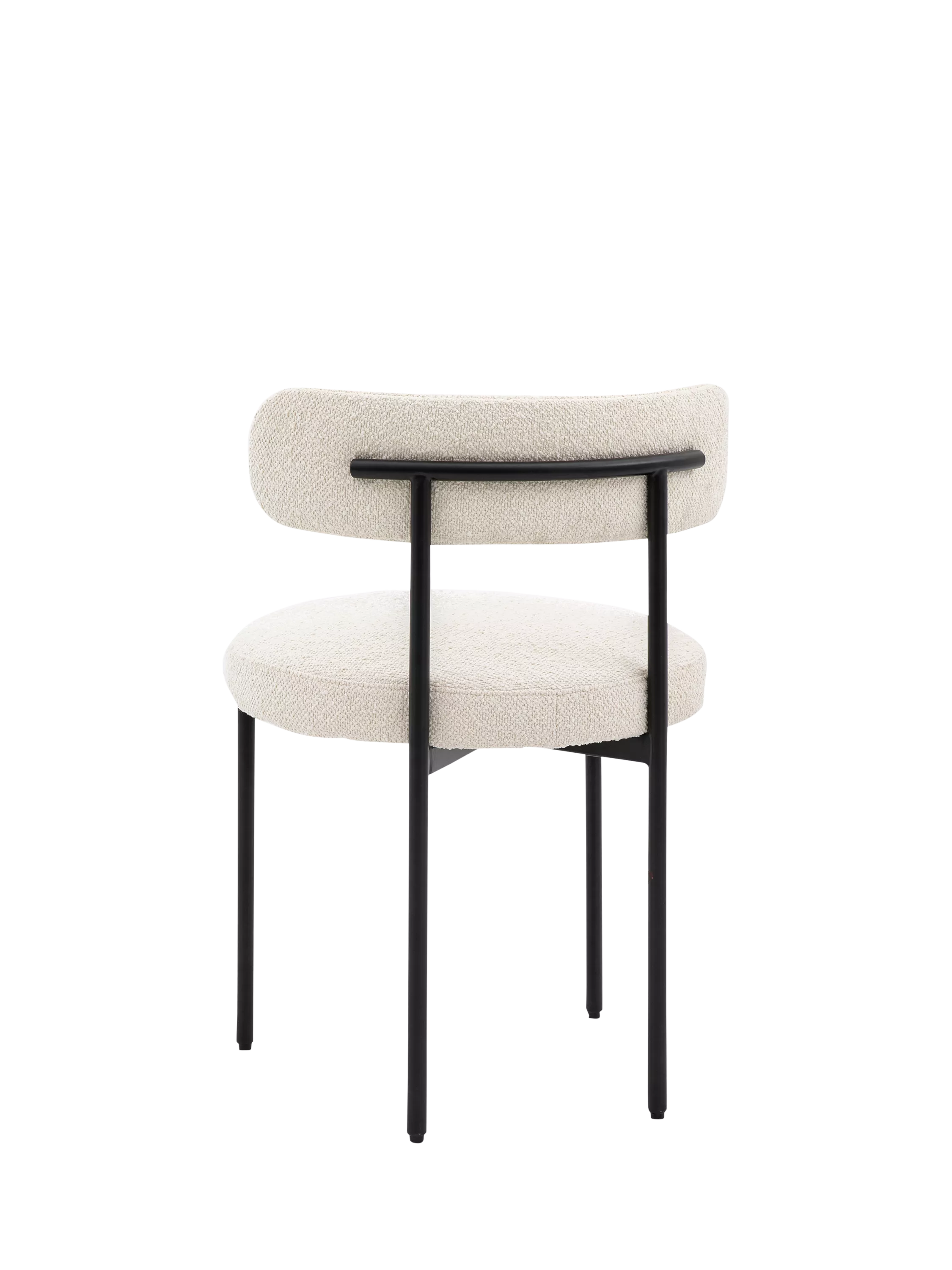 Gallery Direct Aveley dining chair set of two vanilla colour, UK version