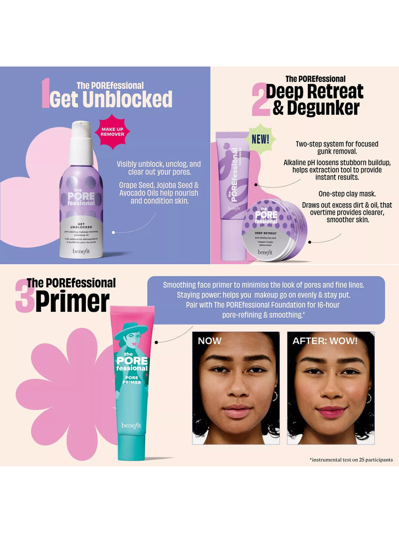 Benefit pore cleansing system Degunker 22ml, UK version