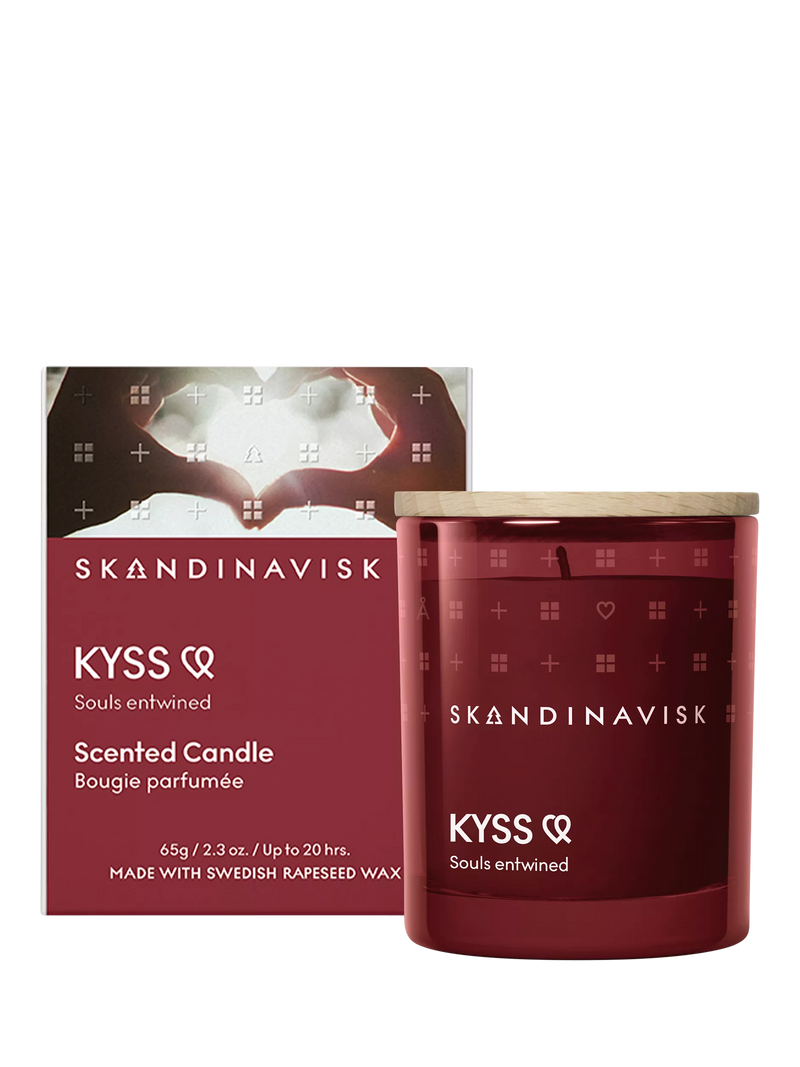 SKANDINAVISK Kyss scented candle 65g, imported from the UK