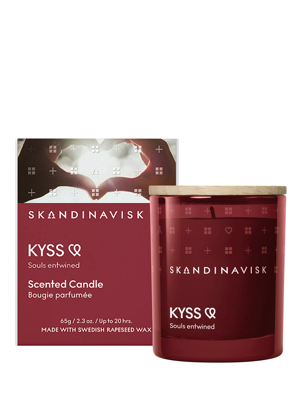 SKANDINAVISK Kyss scented candle 65g, imported from the UK
