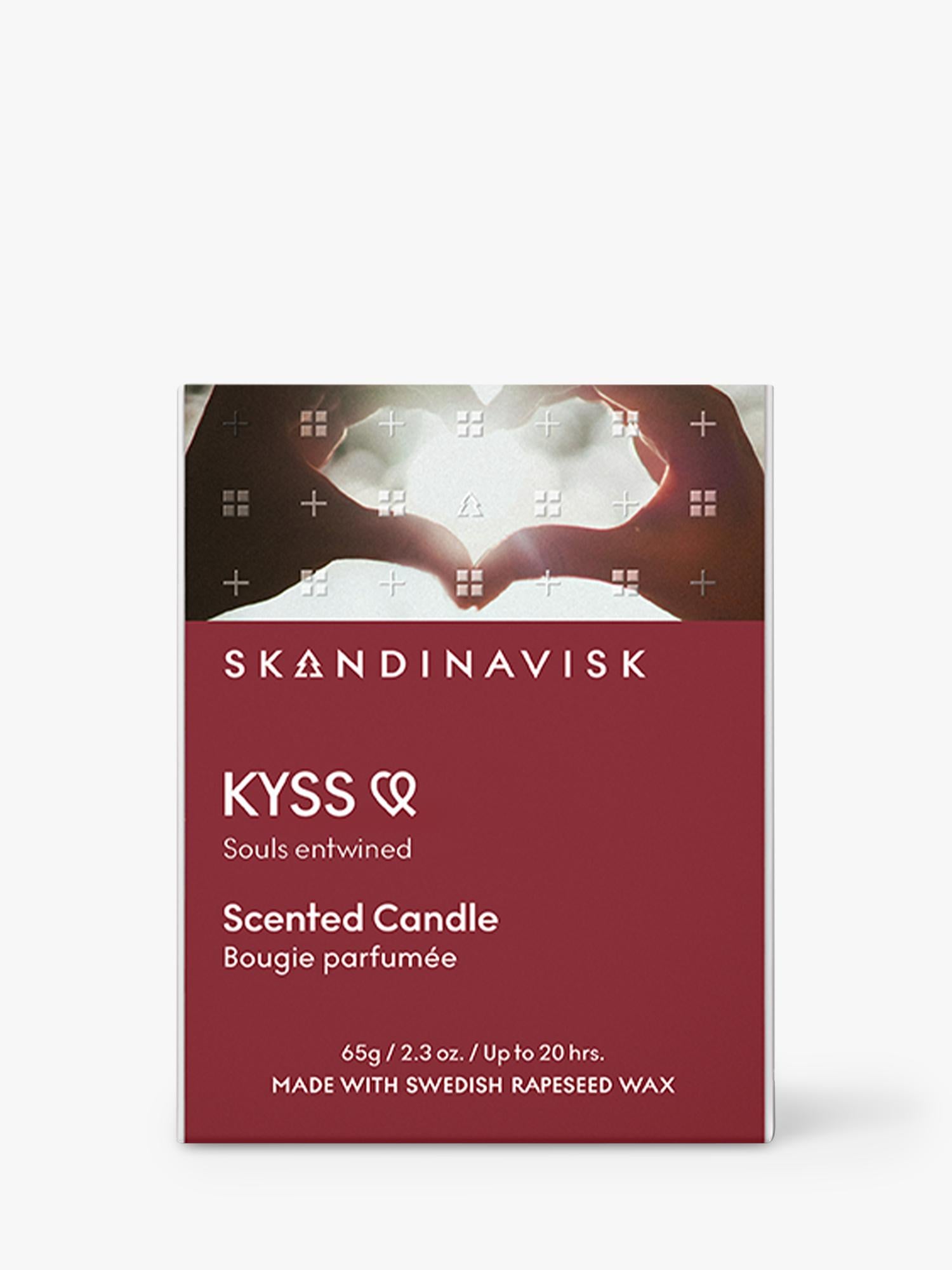 SKANDINAVISK Kyss scented candle 65g, imported from the UK