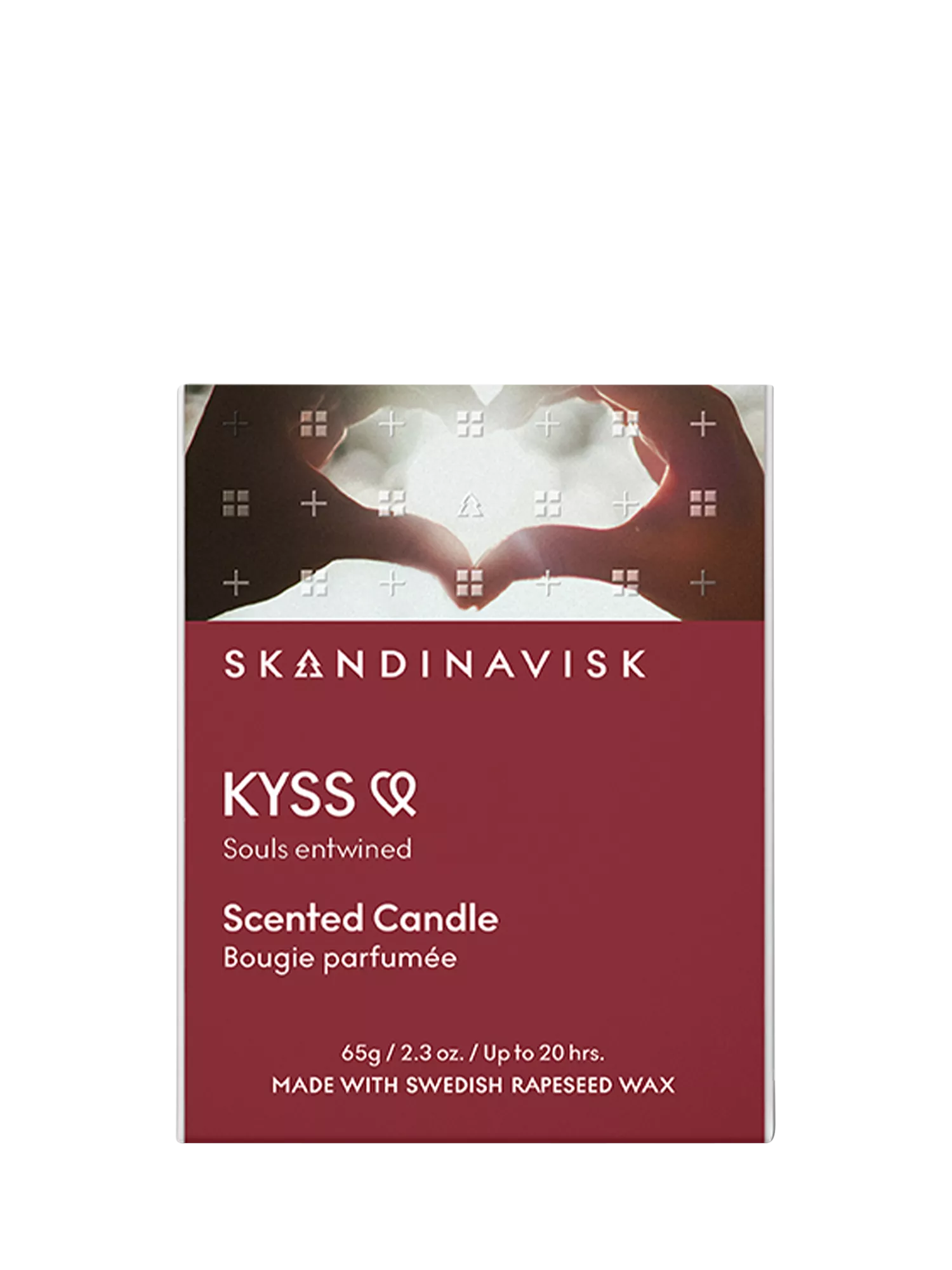 SKANDINAVISK Kyss scented candle 65g, imported from the UK
