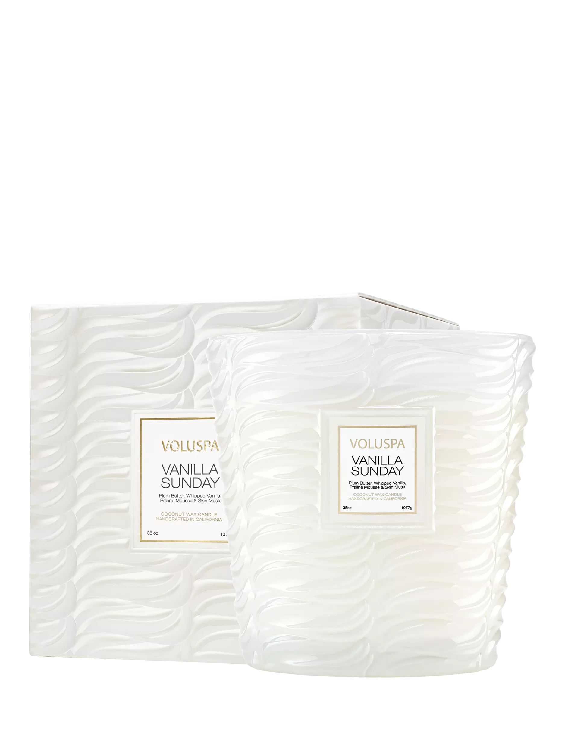 Voluspa Vanilla Sunday 3-wick scented candle (British brand)