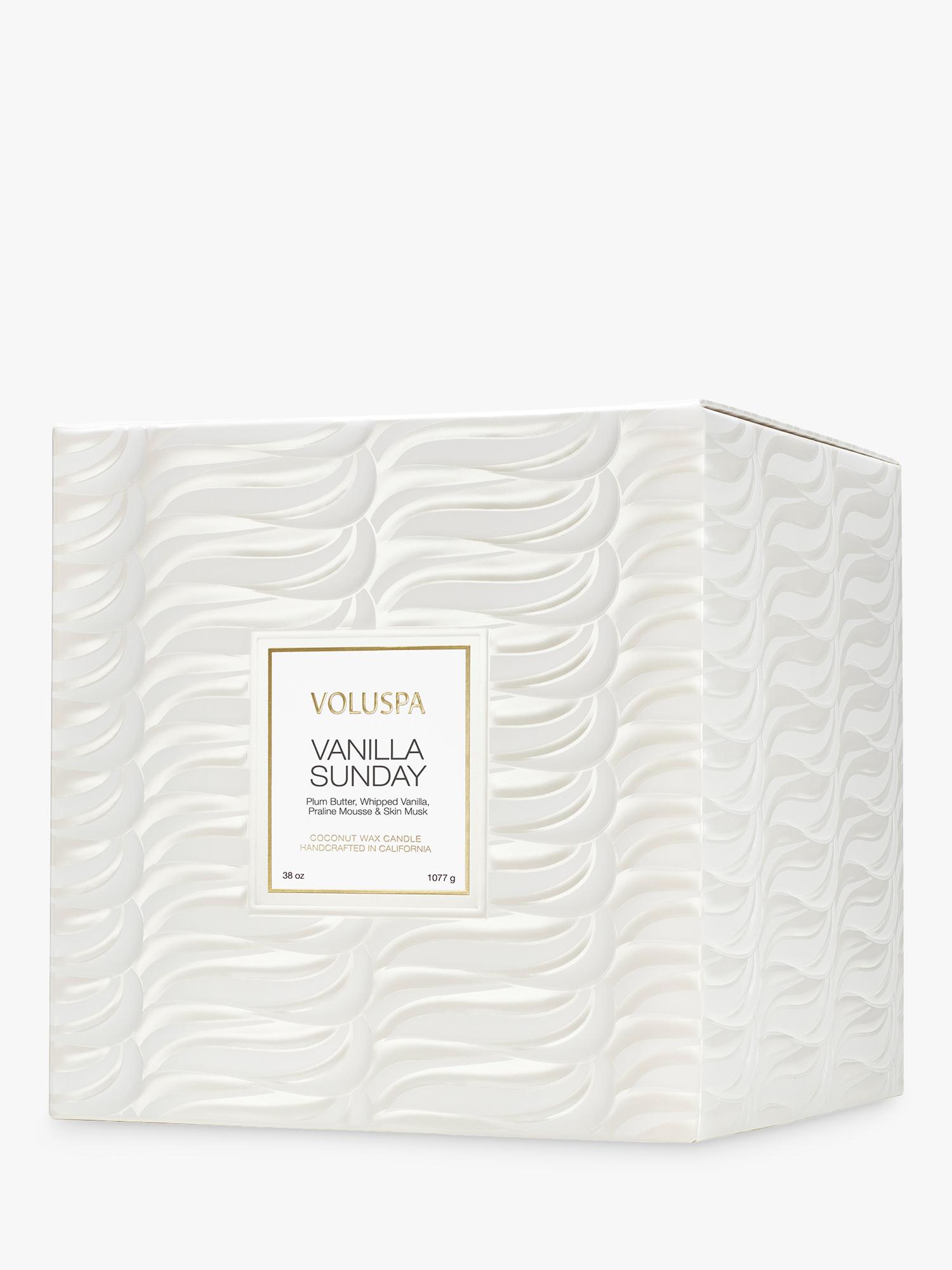 Voluspa Vanilla Sunday 3-wick scented candle (British brand)