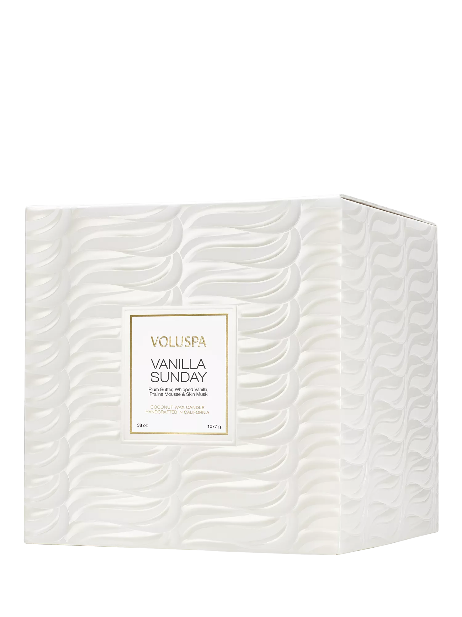 Voluspa Vanilla Sunday 3-wick scented candle (British brand)
