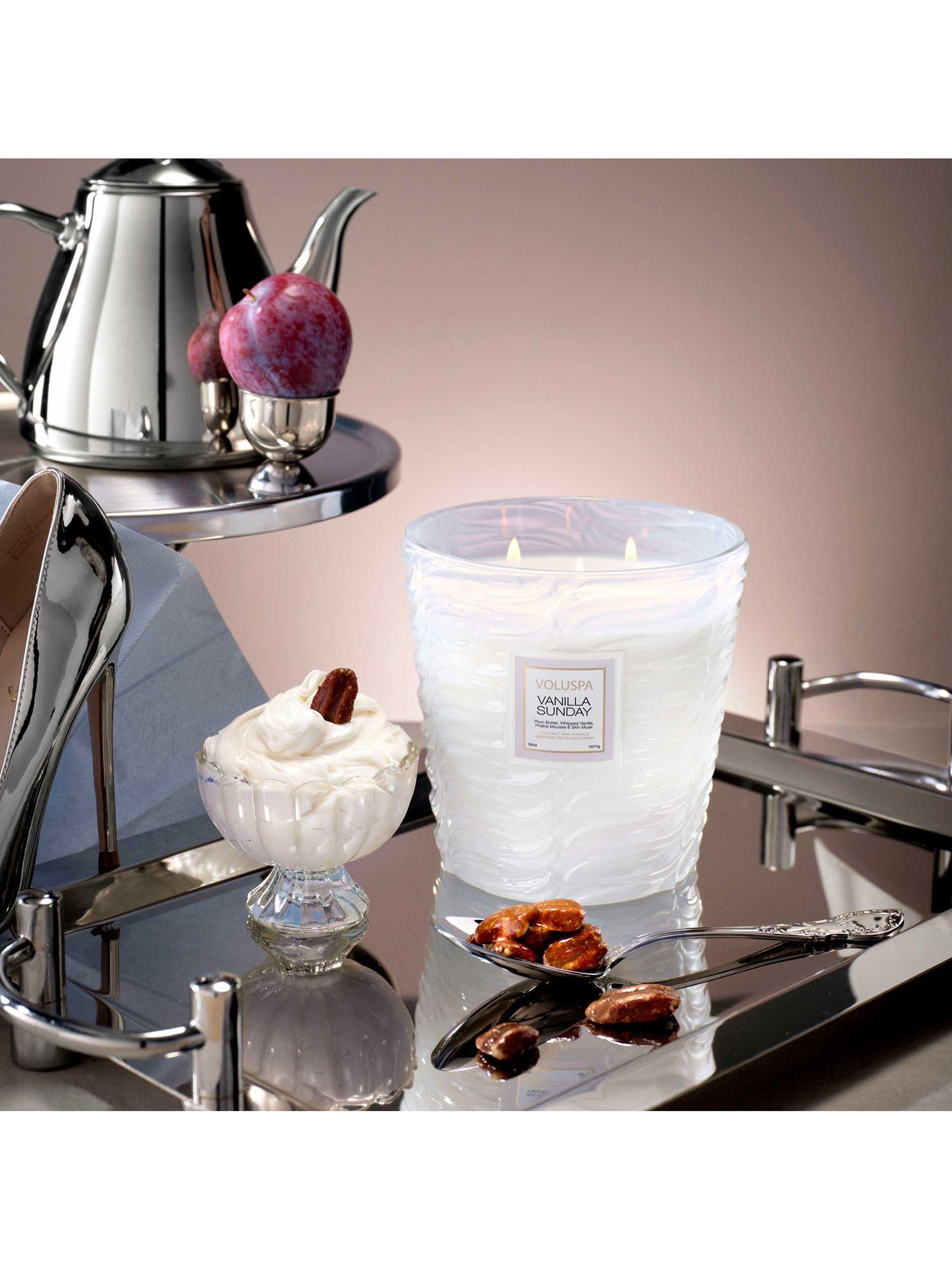 Voluspa Vanilla Sunday 3-wick scented candle (British brand)