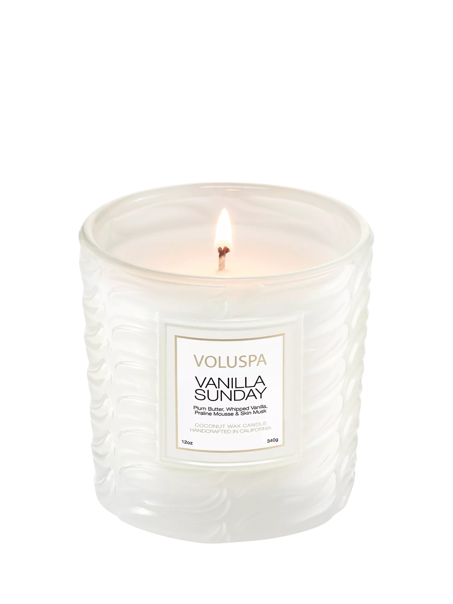 Voluspa scented candle Vanilla Sunday 12 oz (British brand)