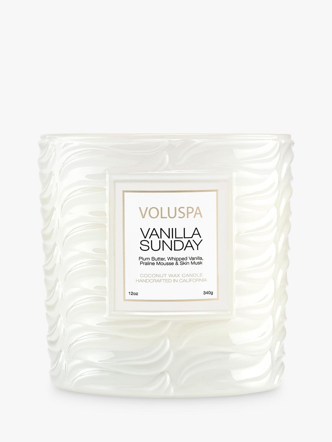 Voluspa scented candle Vanilla Sunday 12 oz (British brand)