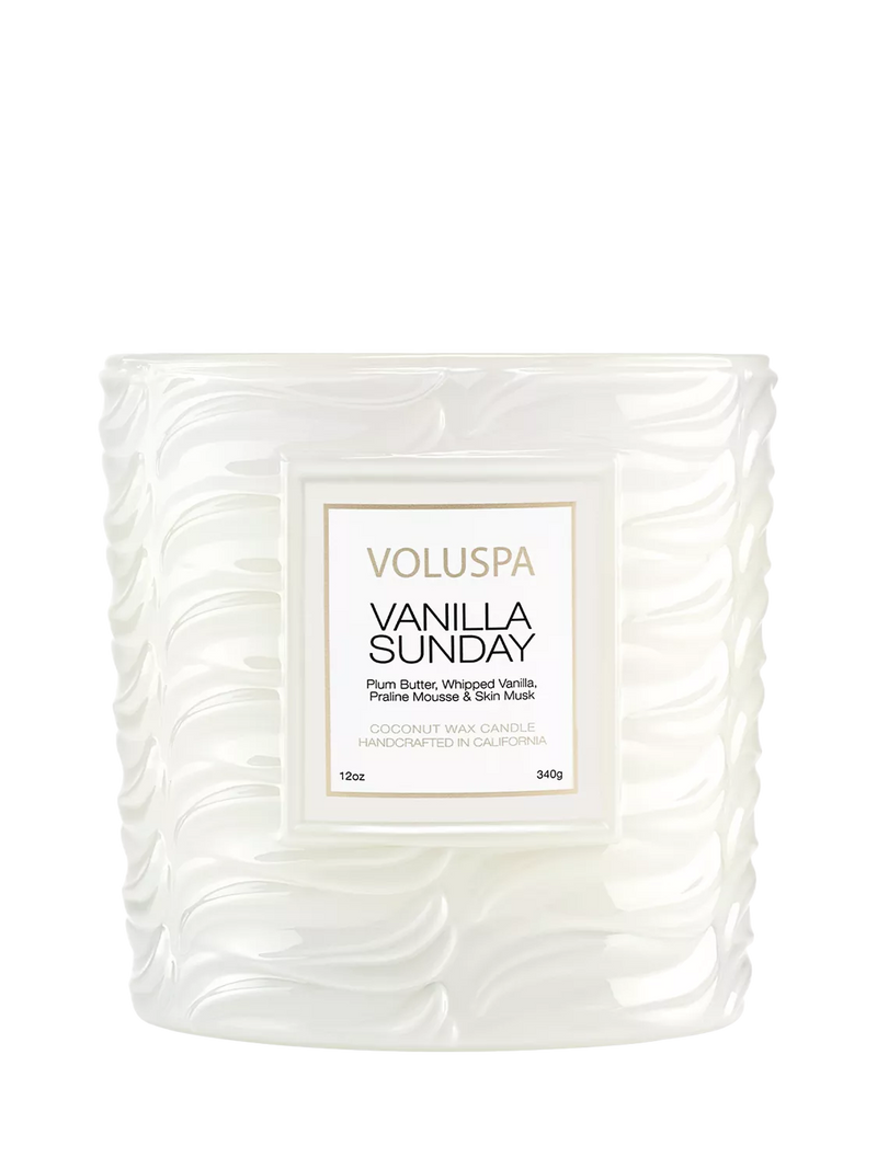 Voluspa scented candle Vanilla Sunday 12 oz (British brand)
