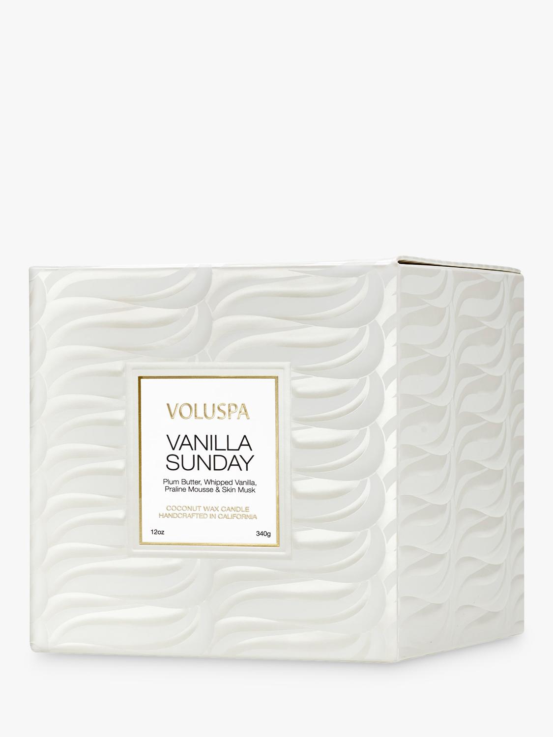 Voluspa scented candle Vanilla Sunday 12 oz (British brand)