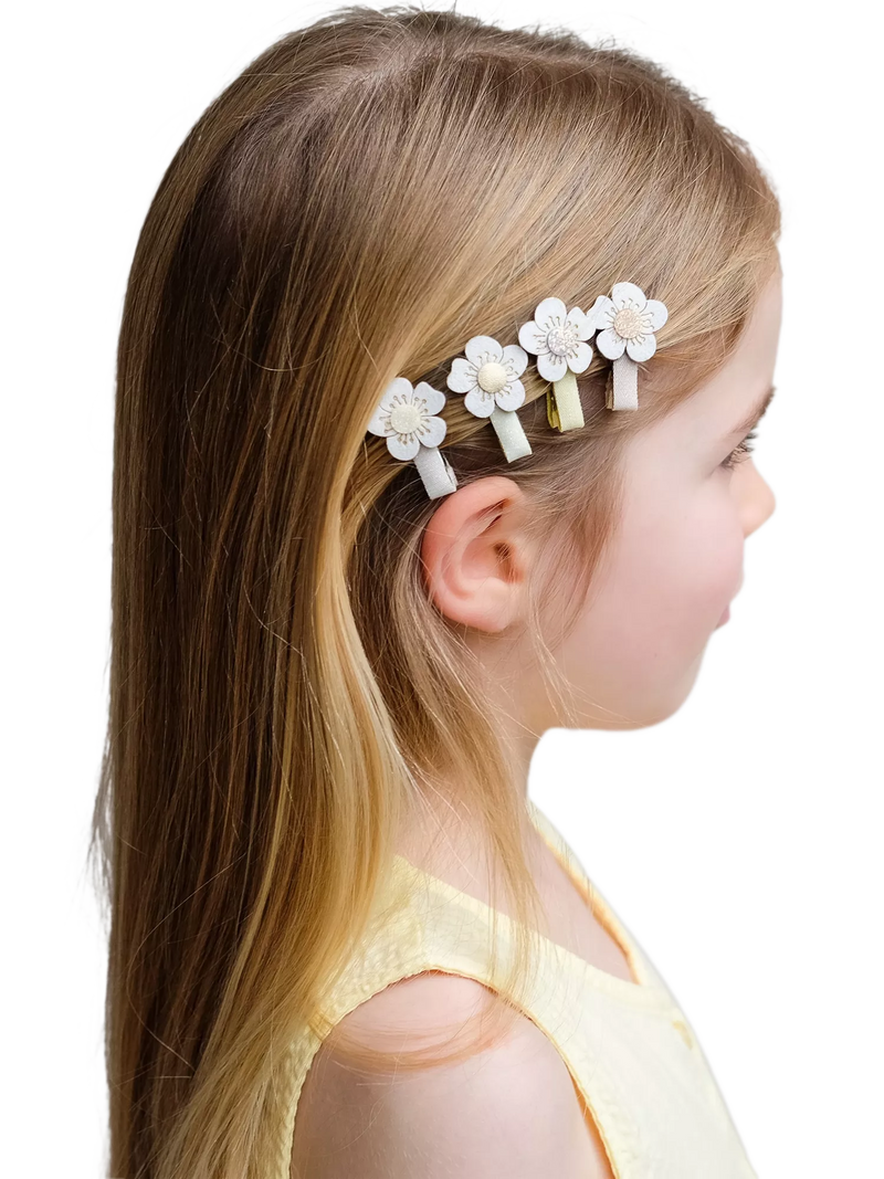 Mimi & Lula blossom mini hair clips pack of 8 - British product