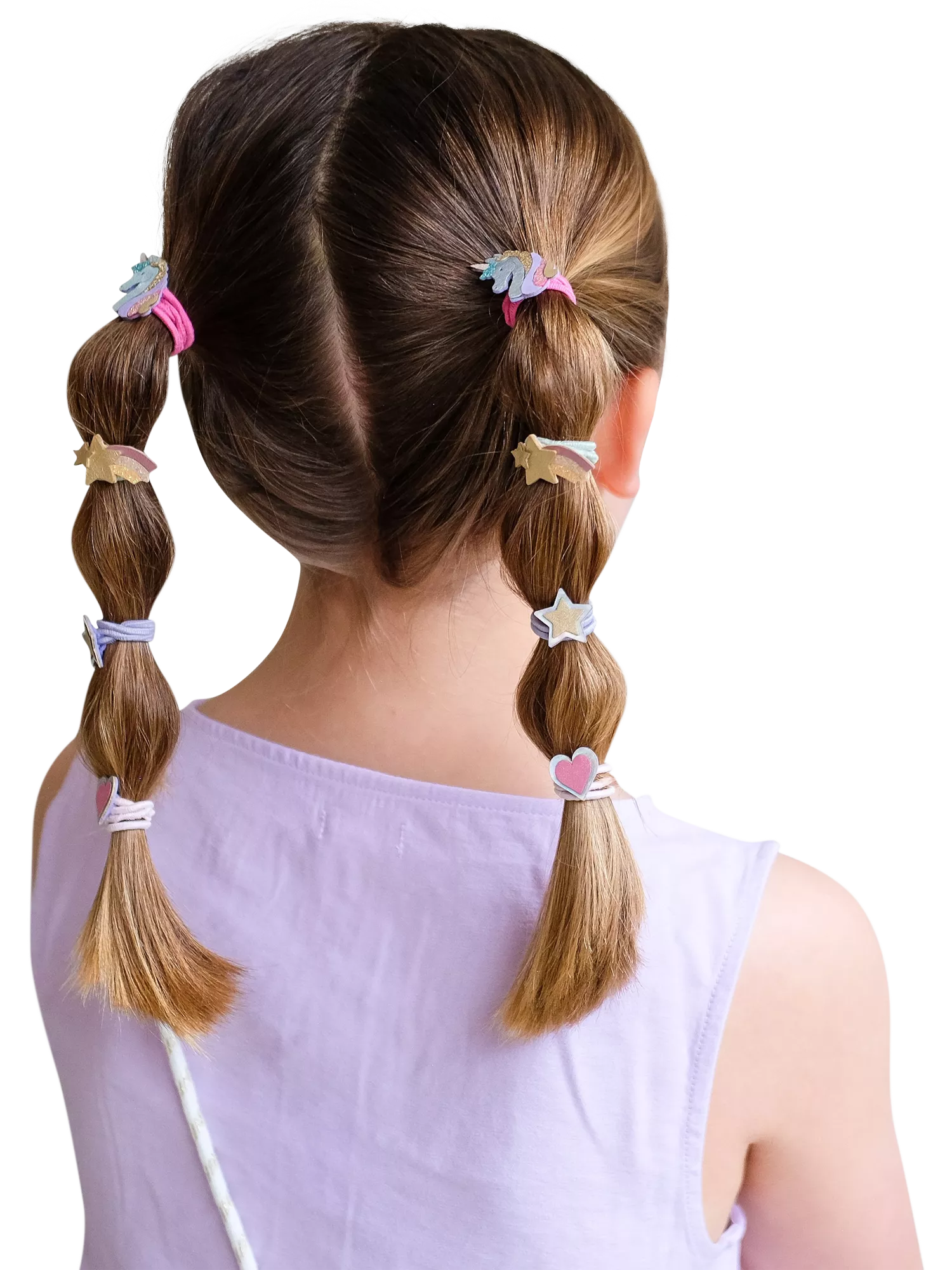 Mimi & Lula dreamy unicorn hair clips pack of 8 - British product