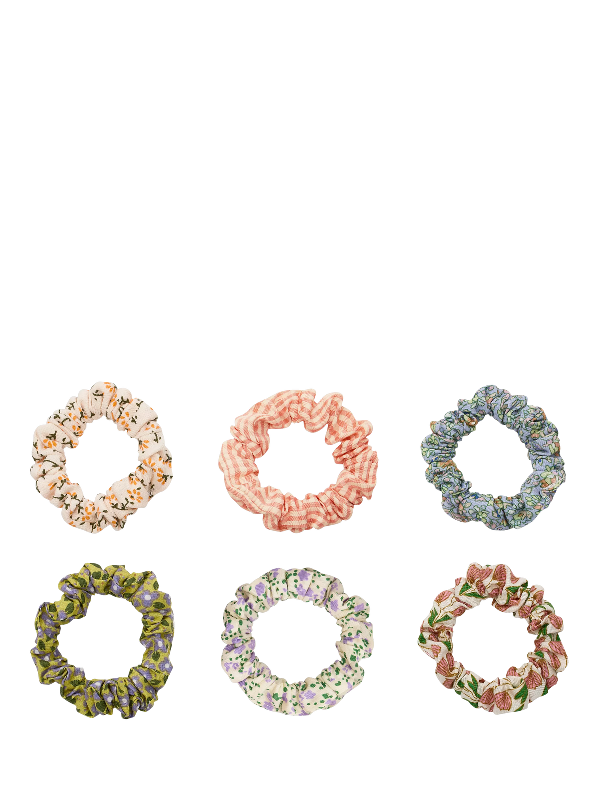 Mimi & Lula floral scrunchies pack of 6 (British brand)