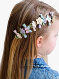 Mimi & Lula mini hair clips flower butterfly design pack of 8 (British brand)