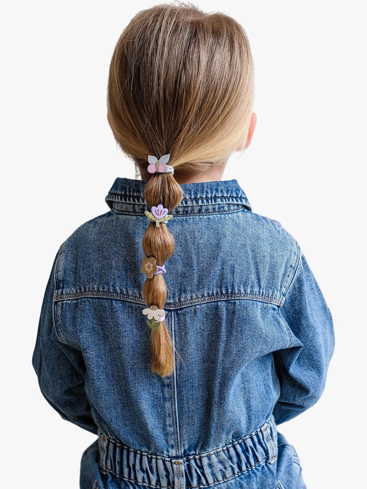 Mimi & Lula hair ponies flower butterfly pack of 8 - British product
