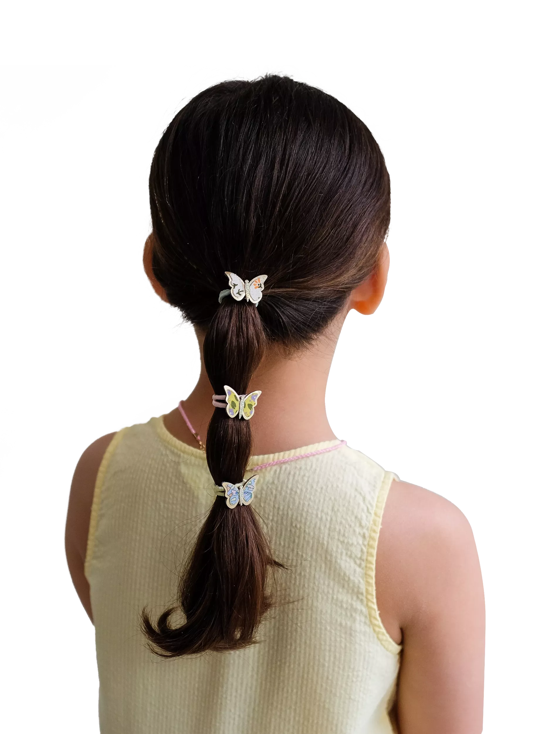 Mimi & Lula butterfly hair ponies pack of 6 - British product
