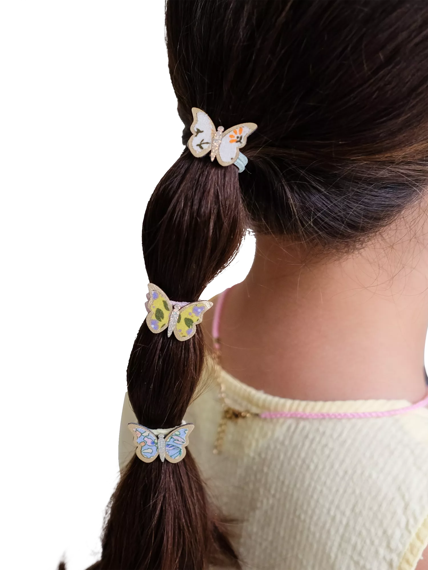 Mimi & Lula butterfly hair ponies pack of 6 - British product